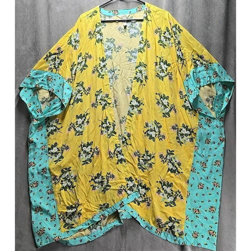 Lot Of 2 Matilda Jane Beach Boho Cover-Up Japanese Kimono Floral‎ Size M - L